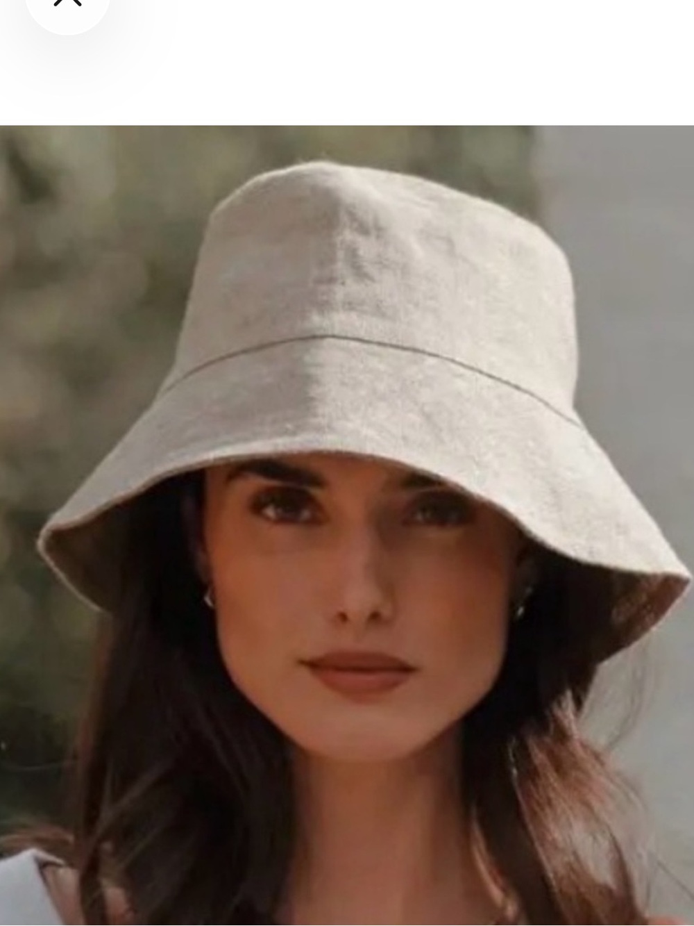 Jenni Kaynr Linen bucket Hat- natural M/L